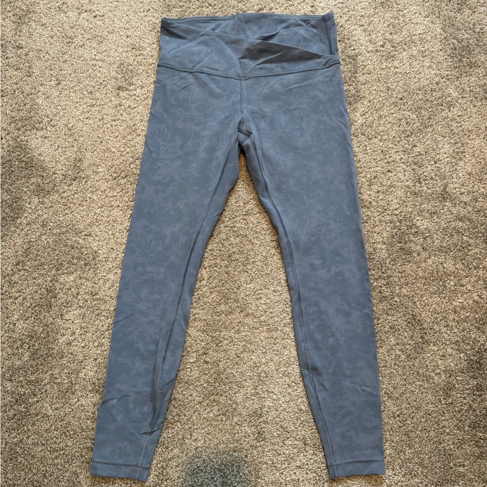 Lululemon Cross Waist Leggings Cloud Blue